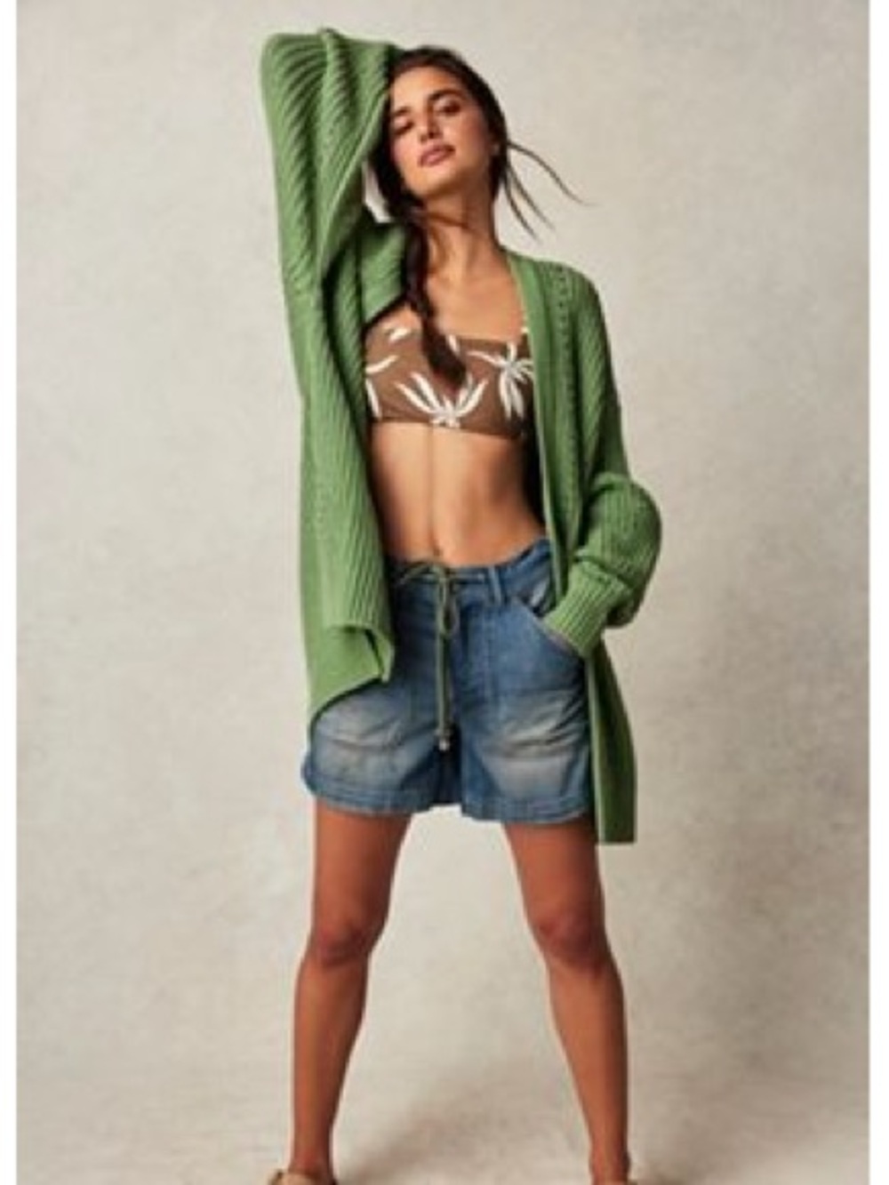 Sea Fern free people nightingale cardigan
